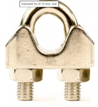 Drahtseil-Klemme