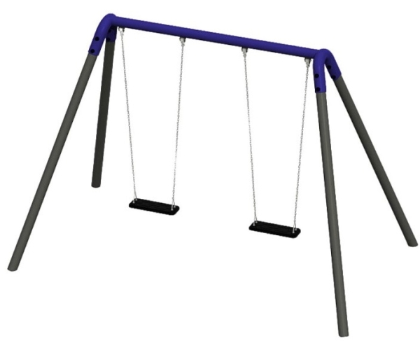 Doppelschaukel Metallgestell